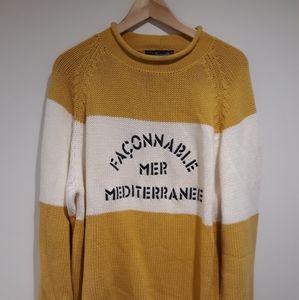 Unisex Faconnable Mer Mediterranee Sweater Large